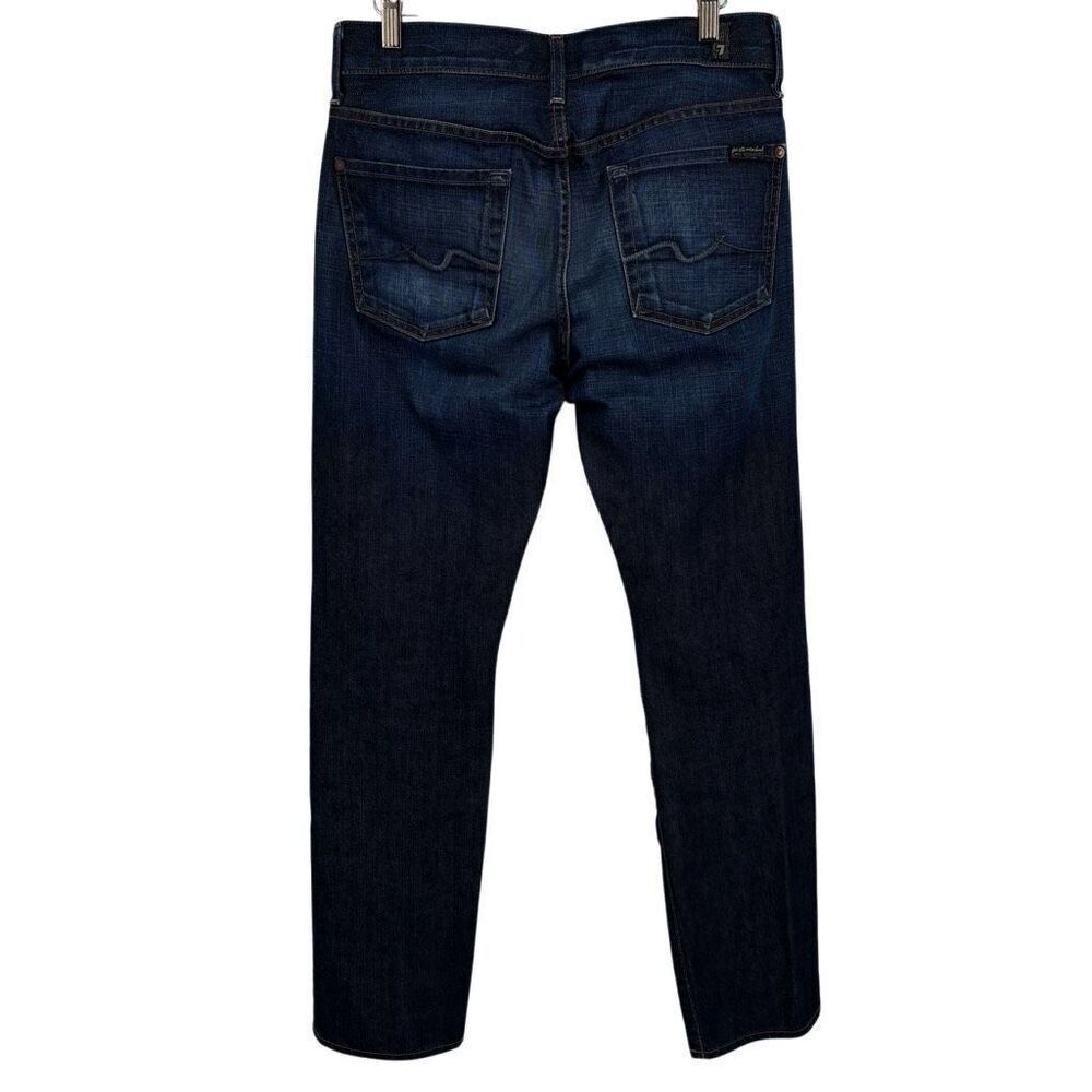 7 For All Mankind Slimmy Straight Leg Jeans Size 30 - Picture 6 of 8